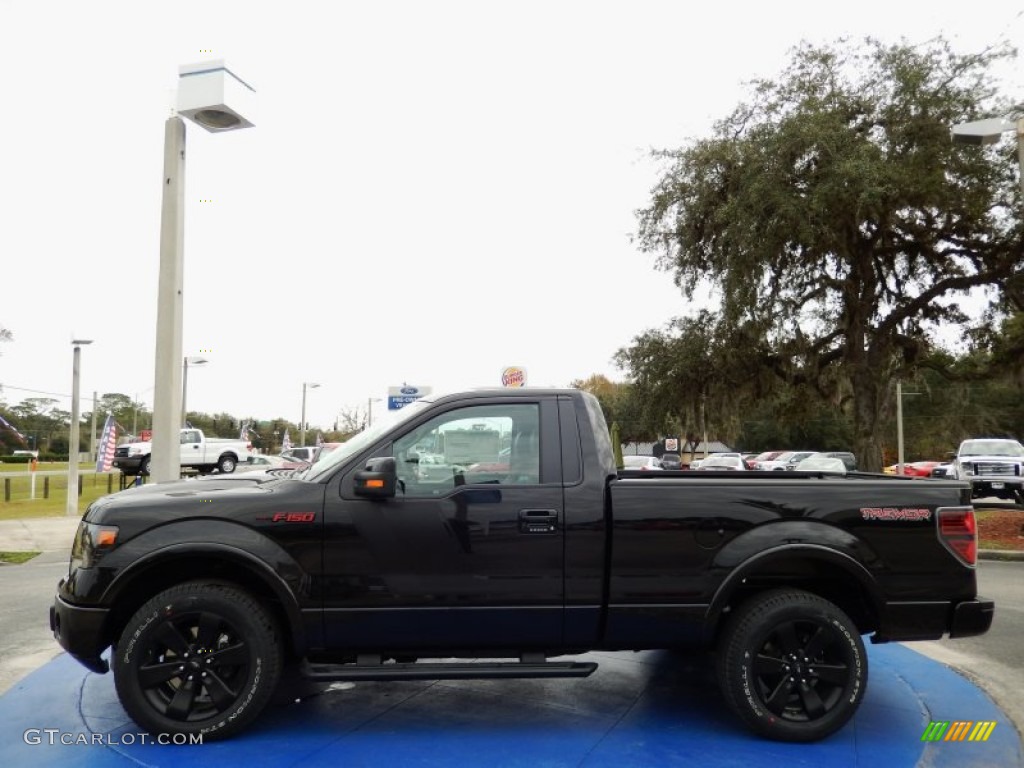 2014 F150 FX2 Tremor Regular Cab - Tuxedo Black / FX Appearance Black Leather/Alcantara photo #2