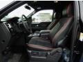 FX Appearance Black Leather/Alcantara Interior Photo for 2014 Ford F150 #89345038