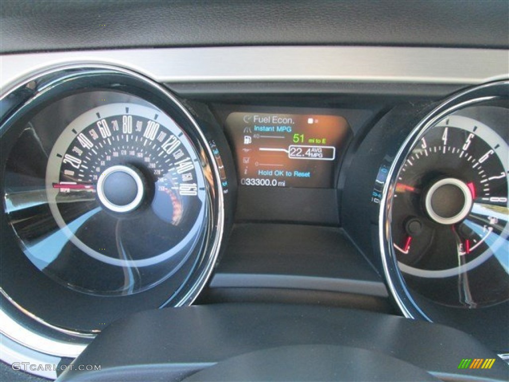 2013 Mustang V6 Premium Convertible - Performance White / Charcoal Black photo #17