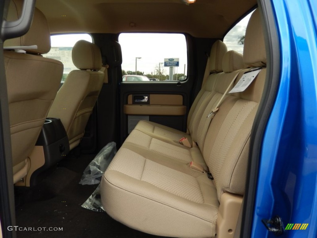 2014 Ford F150 XLT SuperCrew Rear Seat Photo #89345674