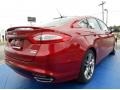 2014 Ruby Red Ford Fusion Titanium  photo #3