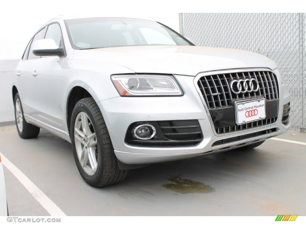 2013 Q5 2.0 TFSI quattro - Ice Silver Metallic / Black photo #1