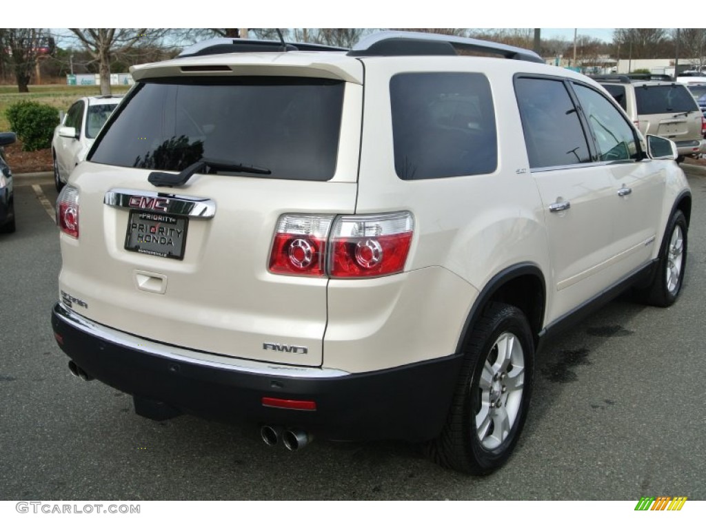 2007 Acadia SLT AWD - White Diamond Metallic / Titanium photo #5