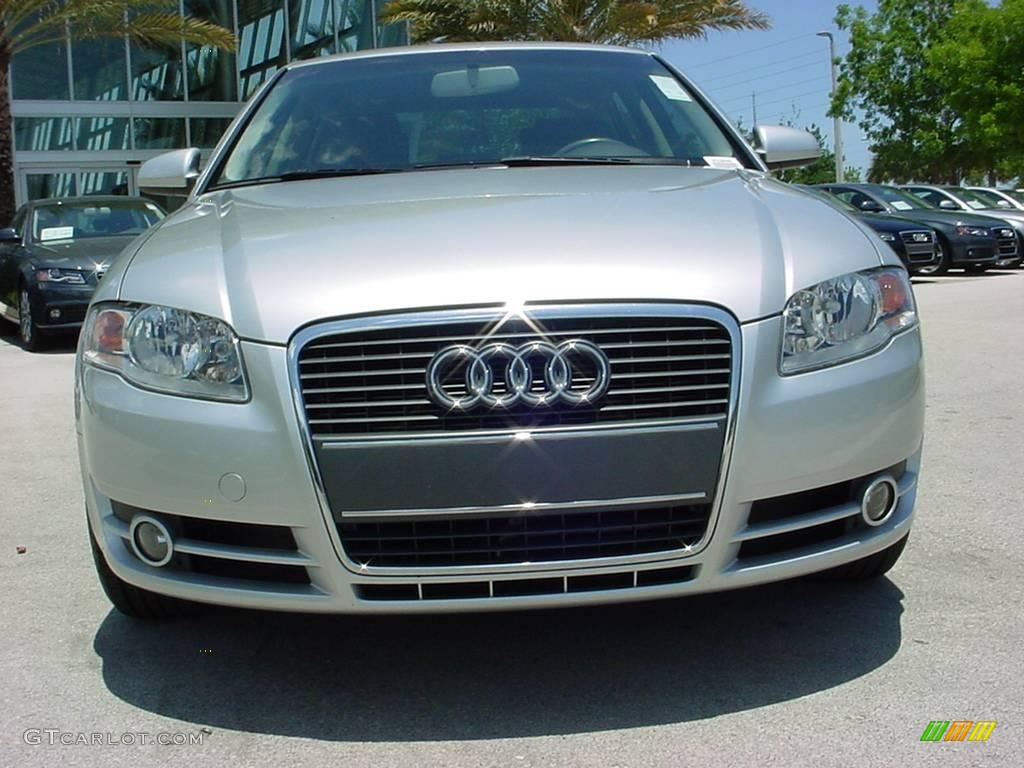 2006 A4 2.0T Sedan - Light Silver Metallic / Ebony photo #8