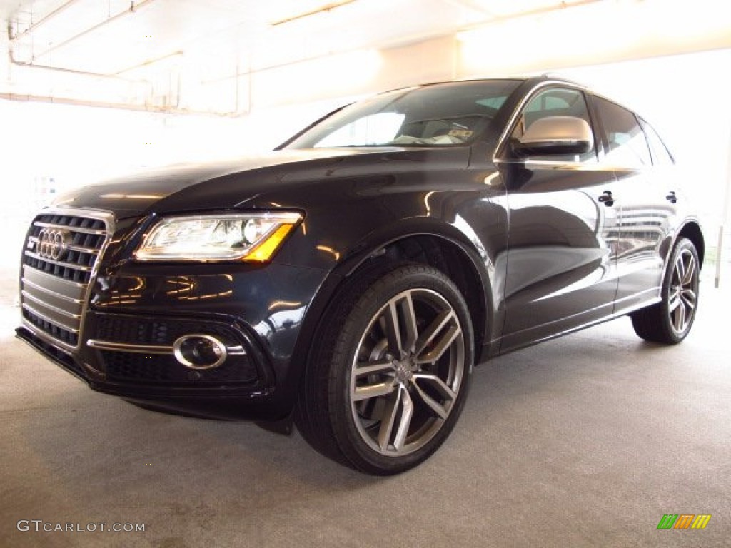 2014 SQ5 Prestige 3.0 TFSI quattro - Moonlight Blue Metallic / Black photo #5