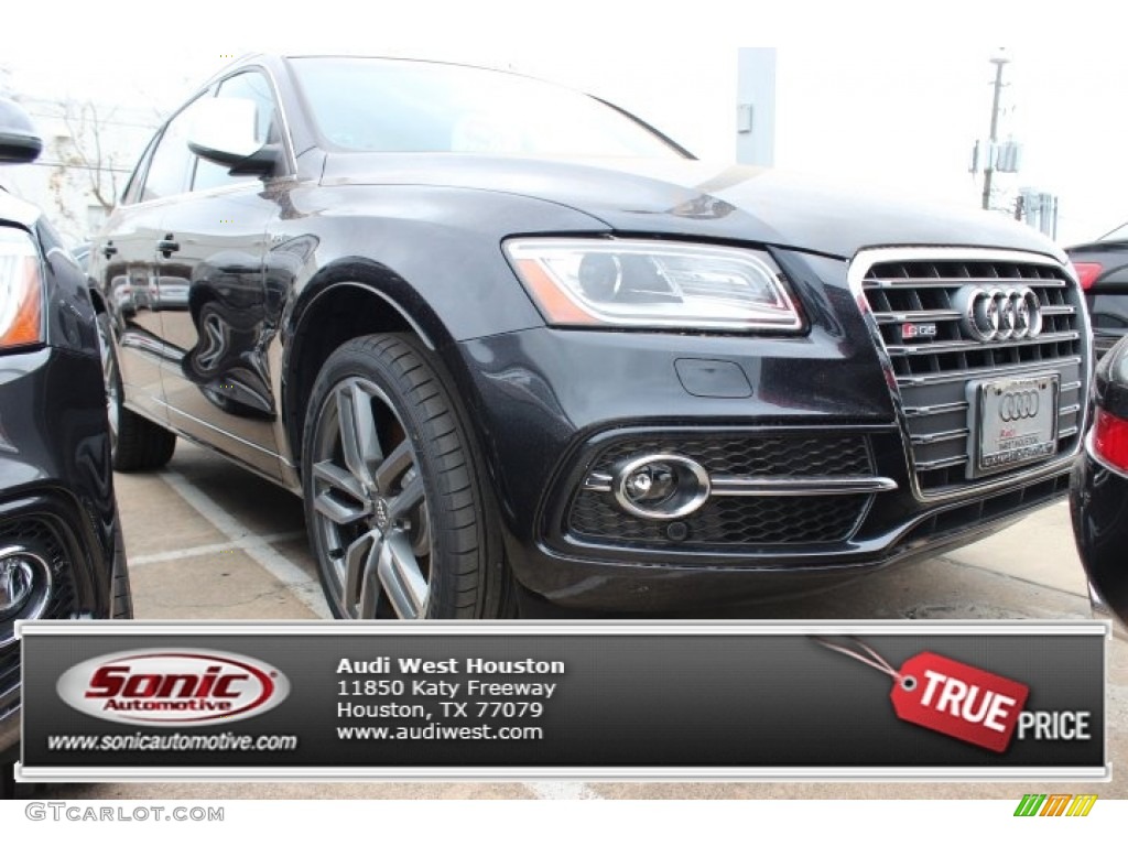 2014 SQ5 Premium plus 3.0 TFSI quattro - Moonlight Blue Metallic / Black/Lunar Silver photo #1