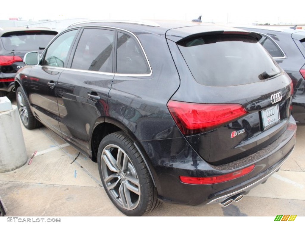 2014 SQ5 Premium plus 3.0 TFSI quattro - Moonlight Blue Metallic / Black/Lunar Silver photo #3