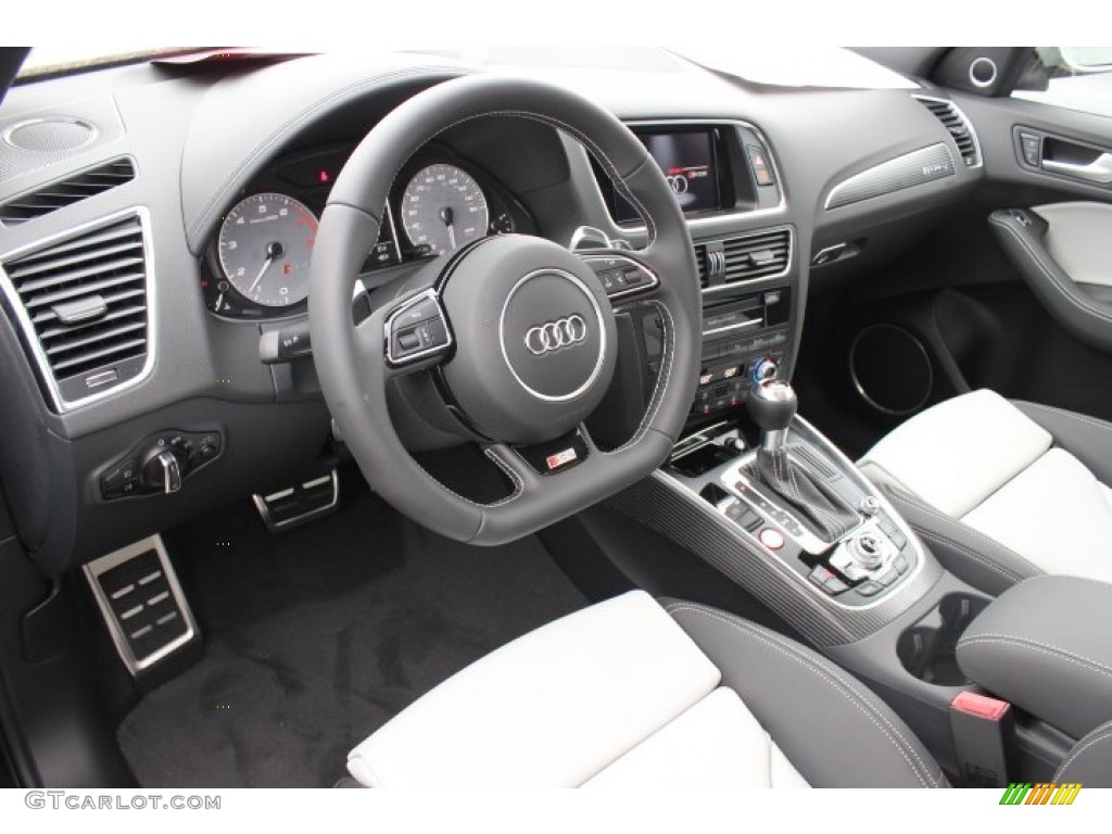 2014 SQ5 Premium plus 3.0 TFSI quattro - Moonlight Blue Metallic / Black/Lunar Silver photo #7