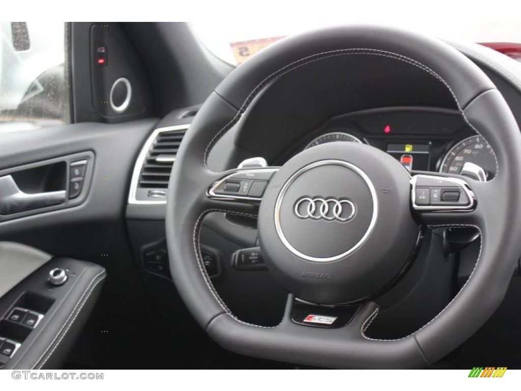 2014 SQ5 Premium plus 3.0 TFSI quattro - Moonlight Blue Metallic / Black/Lunar Silver photo #26