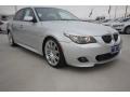 Titanium Silver Metallic 2008 BMW 5 Series 550i Sedan