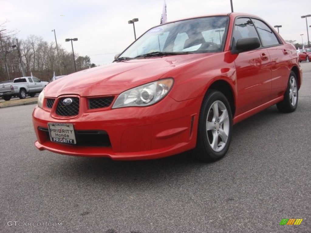 2006 Impreza 2.5i Sedan - San Remo Red / Anthracite Black photo #1