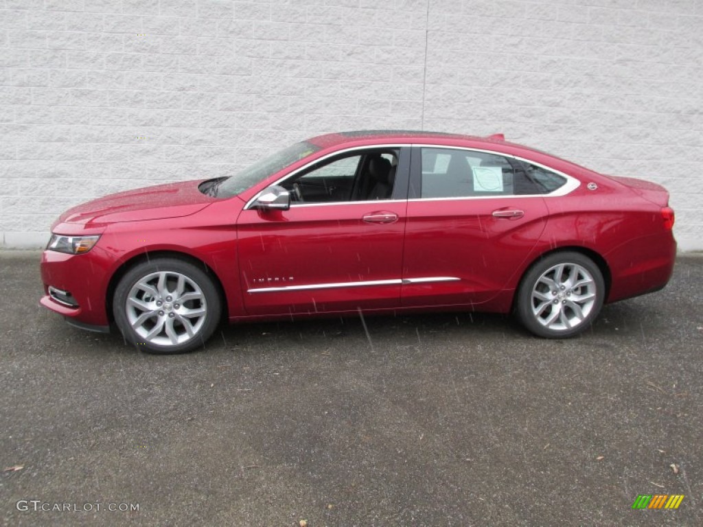 2014 Impala LTZ - Crystal Red Tintcoat / Jet Black photo #2