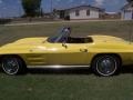 Yellow 1964 Chevrolet Corvette Sting Ray Convertible