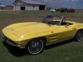 1964 Yellow Chevrolet Corvette Sting Ray Convertible  photo #2