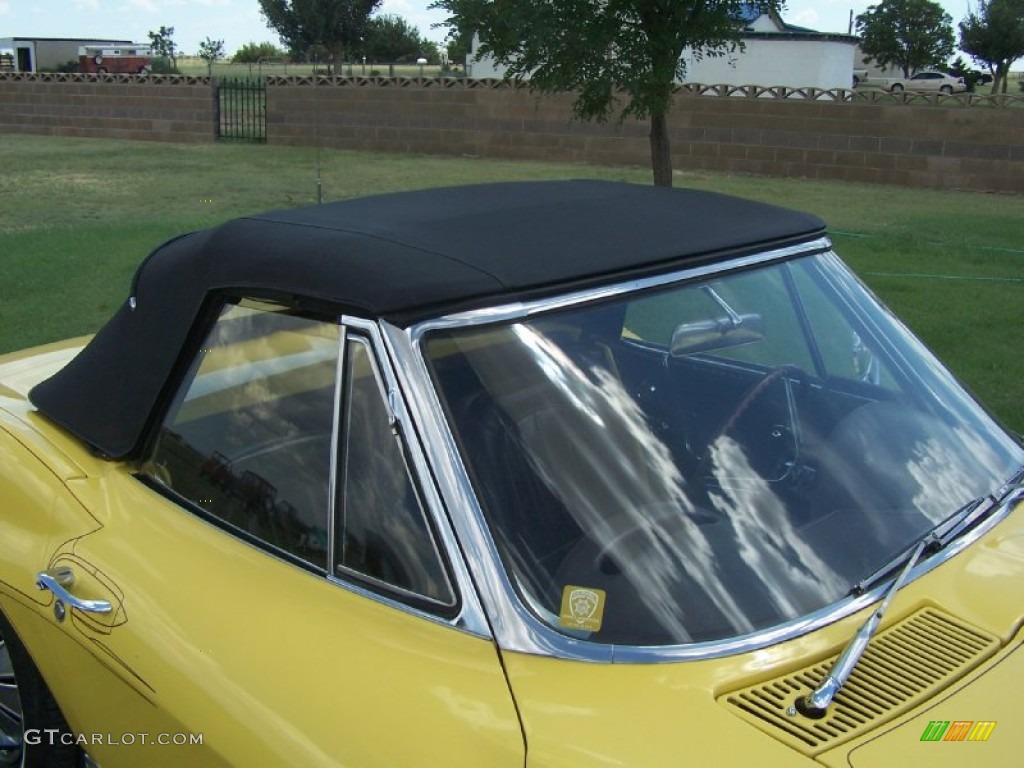 1964 Corvette Sting Ray Convertible - Yellow / Saddle photo #7