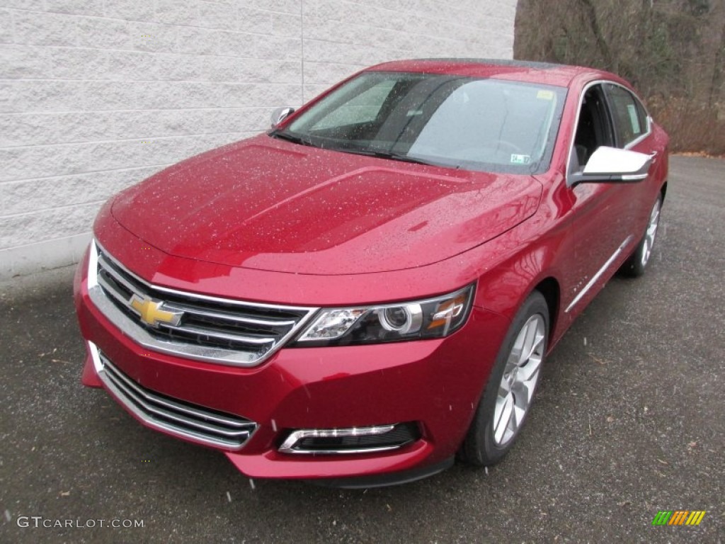 2014 Impala LTZ - Crystal Red Tintcoat / Jet Black photo #10