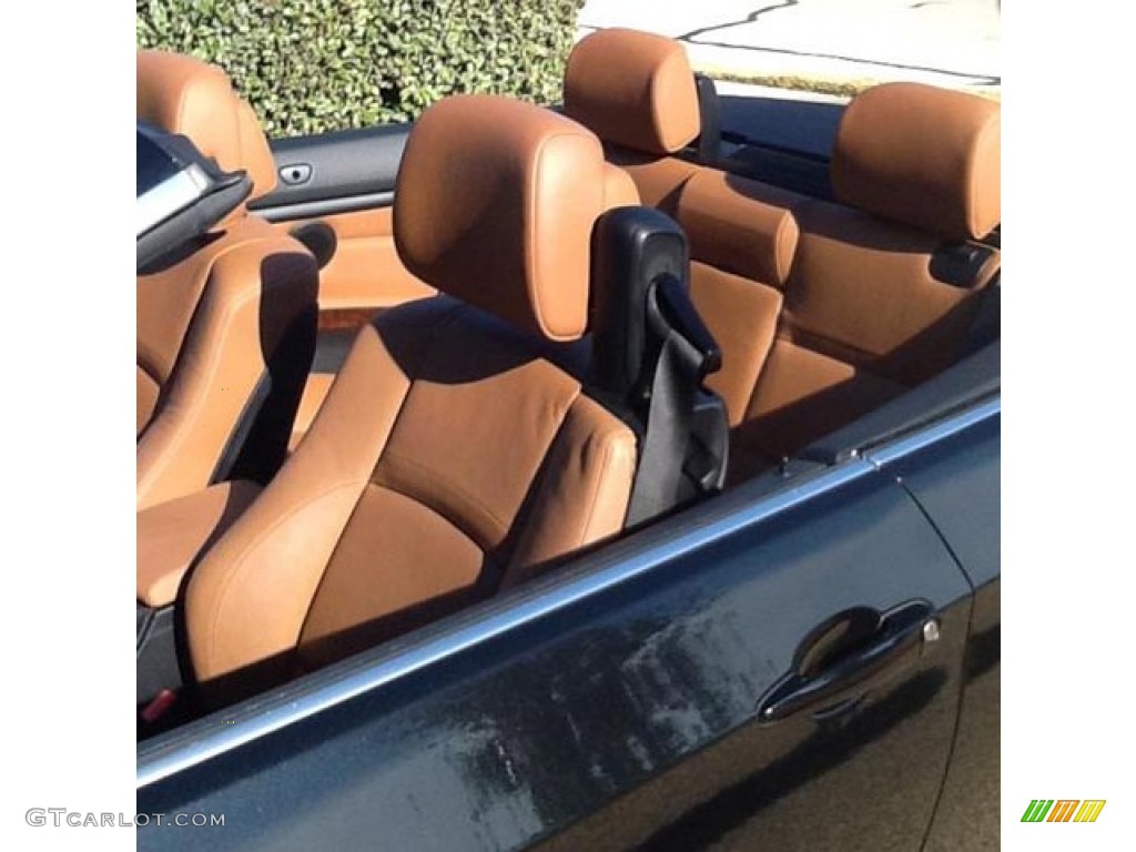 2009 3 Series 335i Convertible - Black Sapphire Metallic / Saddle Brown Dakota Leather photo #3