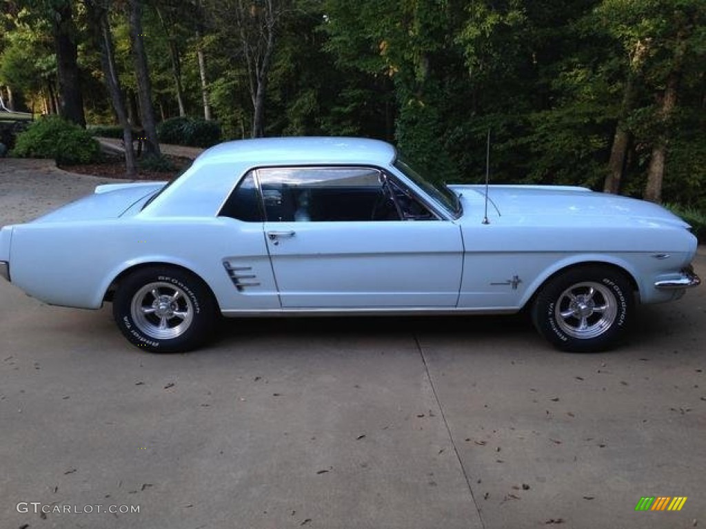1966 Mustang Coupe - Arcadian Blue / Light Blue photo #1