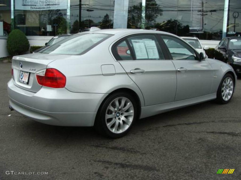 2006 3 Series 330i Sedan - Titanium Silver Metallic / Grey photo #8