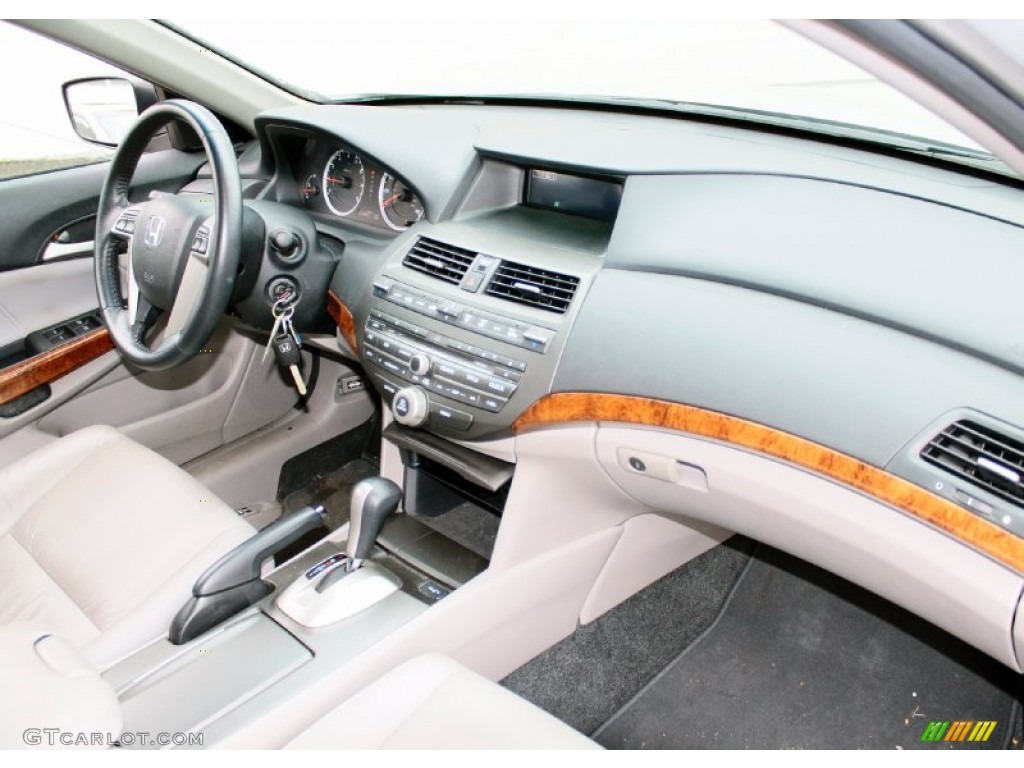 2011 Accord EX-L Sedan - Alabaster Silver Metallic / Gray photo #9