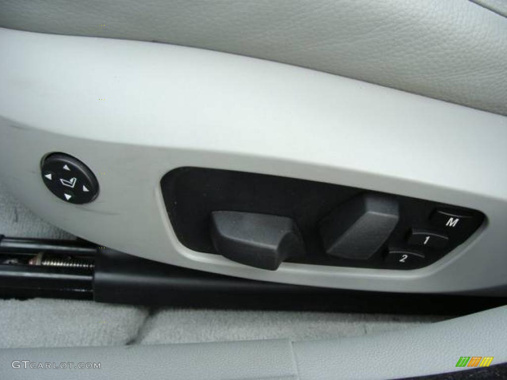 2006 3 Series 330i Sedan - Titanium Silver Metallic / Grey photo #11