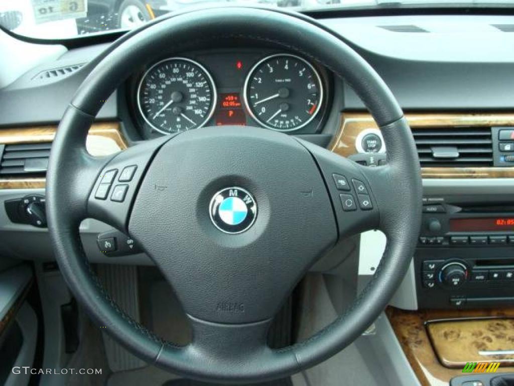 2006 3 Series 330i Sedan - Titanium Silver Metallic / Grey photo #13