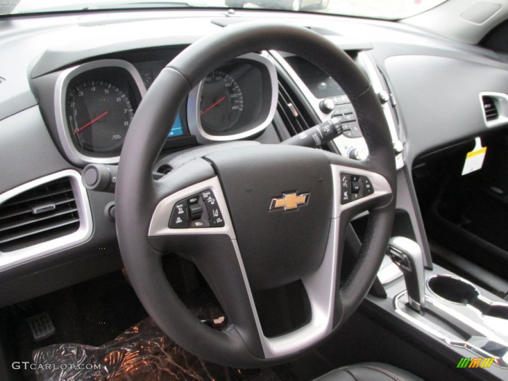 2014 Equinox LTZ AWD - Silver Topaz Metallic / Jet Black photo #14