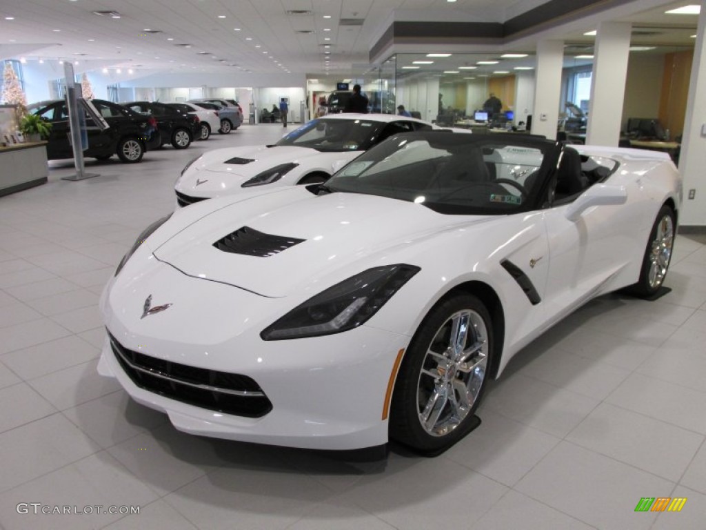 Arctic White 2014 Chevrolet Corvette Stingray Convertible Z51 Exterior Photo #89355199