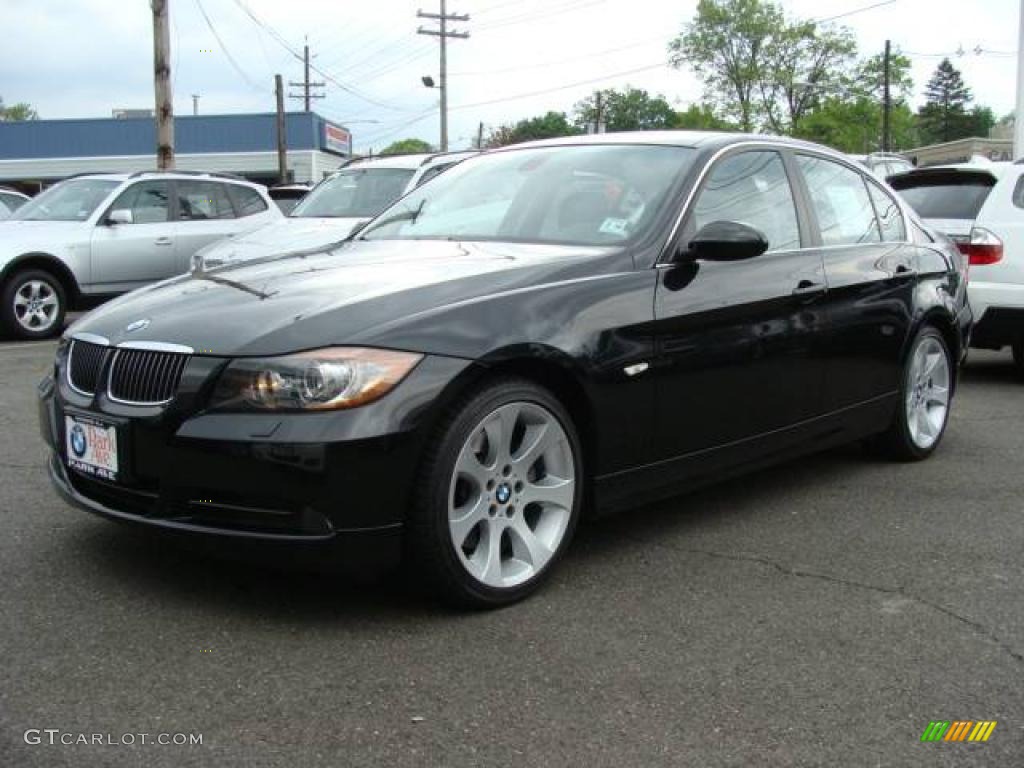 2006 3 Series 330xi Sedan - Jet Black / Terra/Black Dakota Leather photo #4