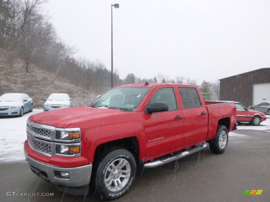 2014 Silverado 1500 LT Crew Cab 4x4 - Victory Red / Jet Black photo #1