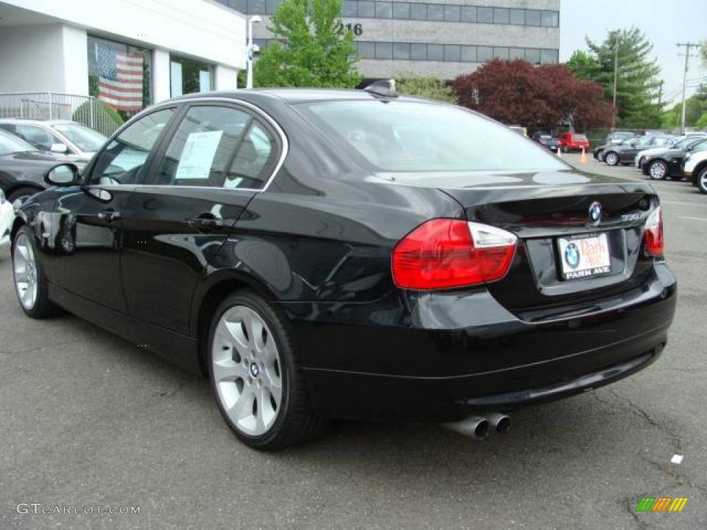2006 3 Series 330xi Sedan - Jet Black / Terra/Black Dakota Leather photo #6