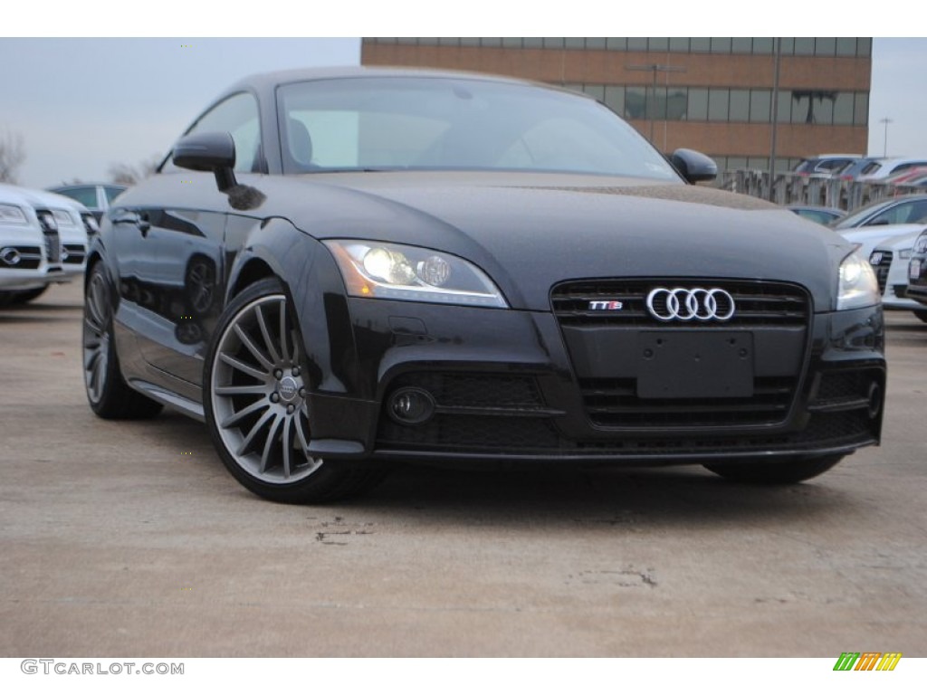 2014 TT S 2.0T quattro Coupe - Panther Black Crystal Effect / S Black Silk Nappa Leather photo #1