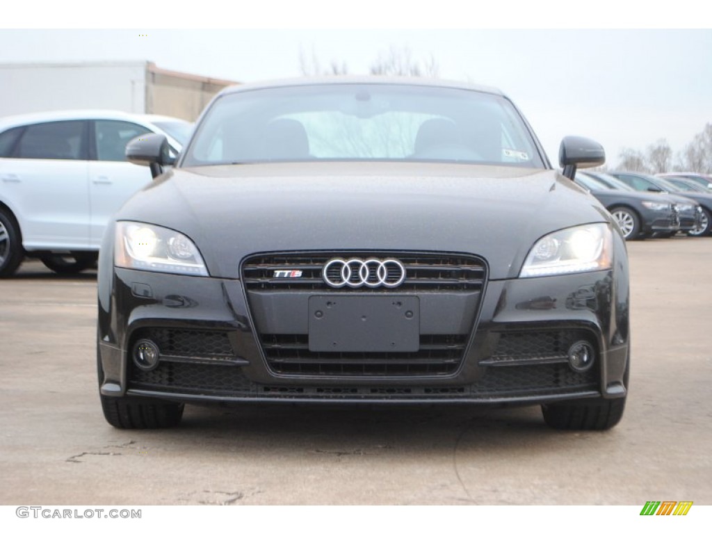 2014 TT S 2.0T quattro Coupe - Panther Black Crystal Effect / S Black Silk Nappa Leather photo #6