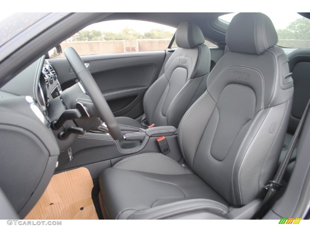 S Black Silk Nappa Leather Interior 2014 Audi TT S 2.0T quattro Coupe Photo #89356180