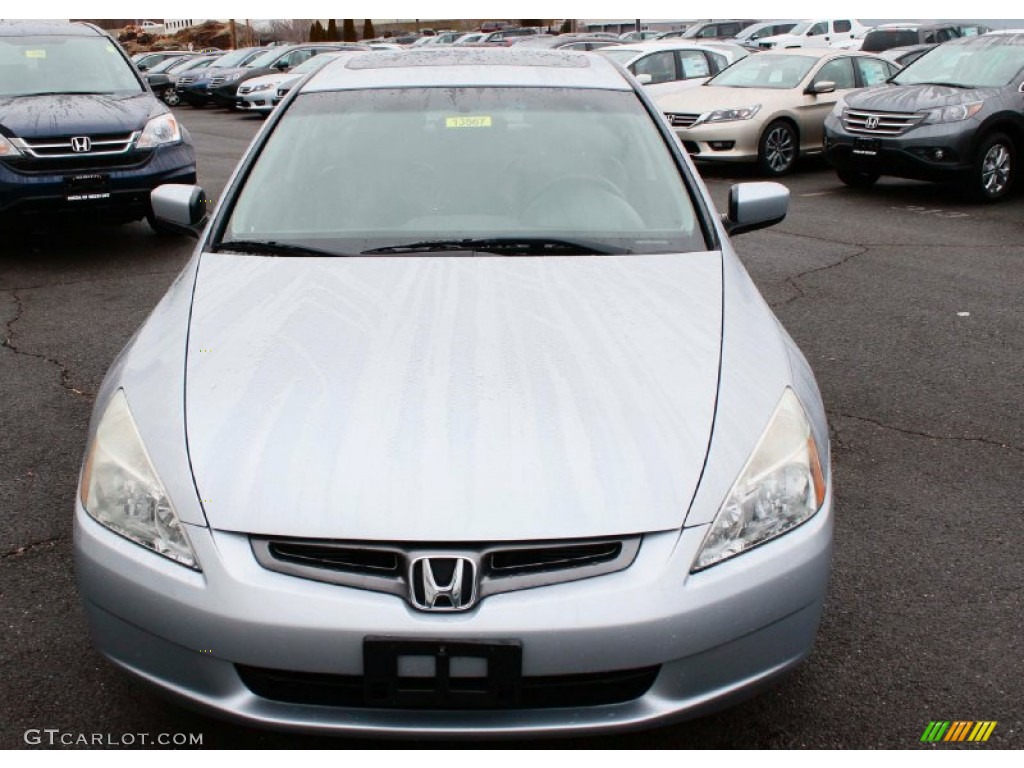 2003 Accord EX-L Sedan - Satin Silver Metallic / Black photo #2