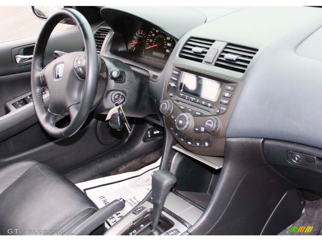2003 Accord EX-L Sedan - Satin Silver Metallic / Black photo #5