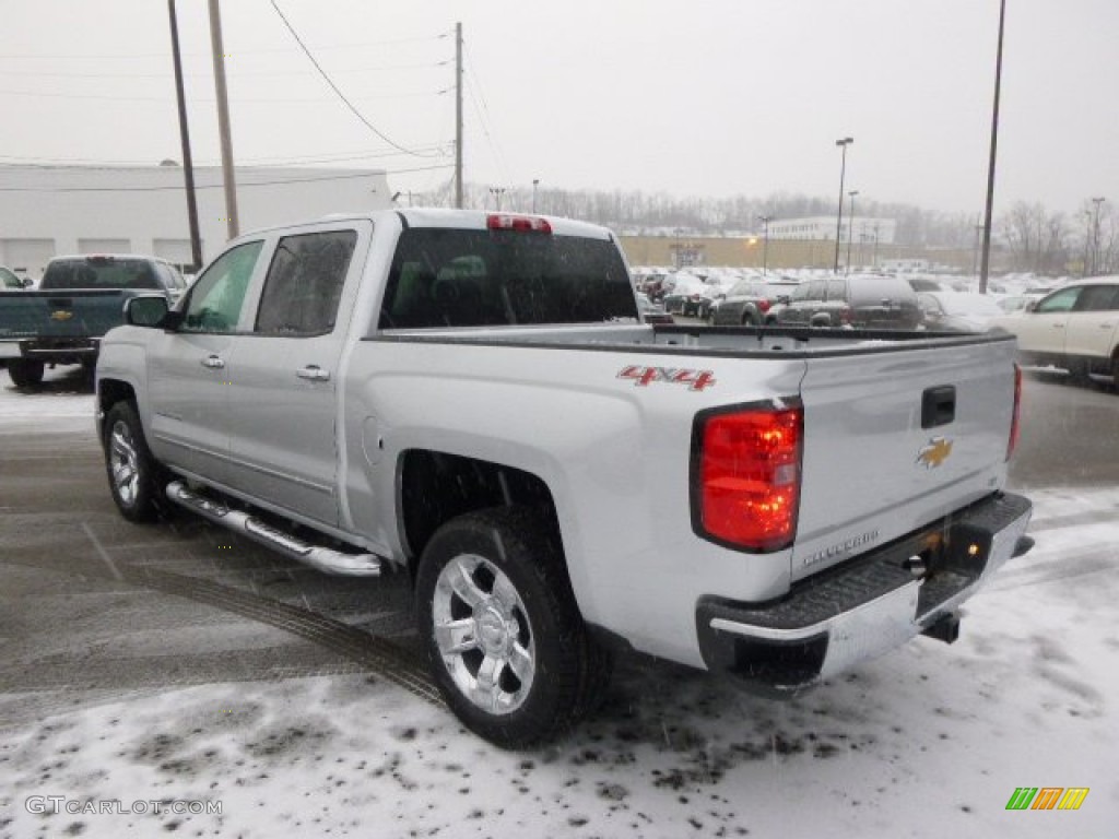 2014 Silverado 1500 LTZ Crew Cab 4x4 - Silver Ice Metallic / Cocoa/Dune photo #7