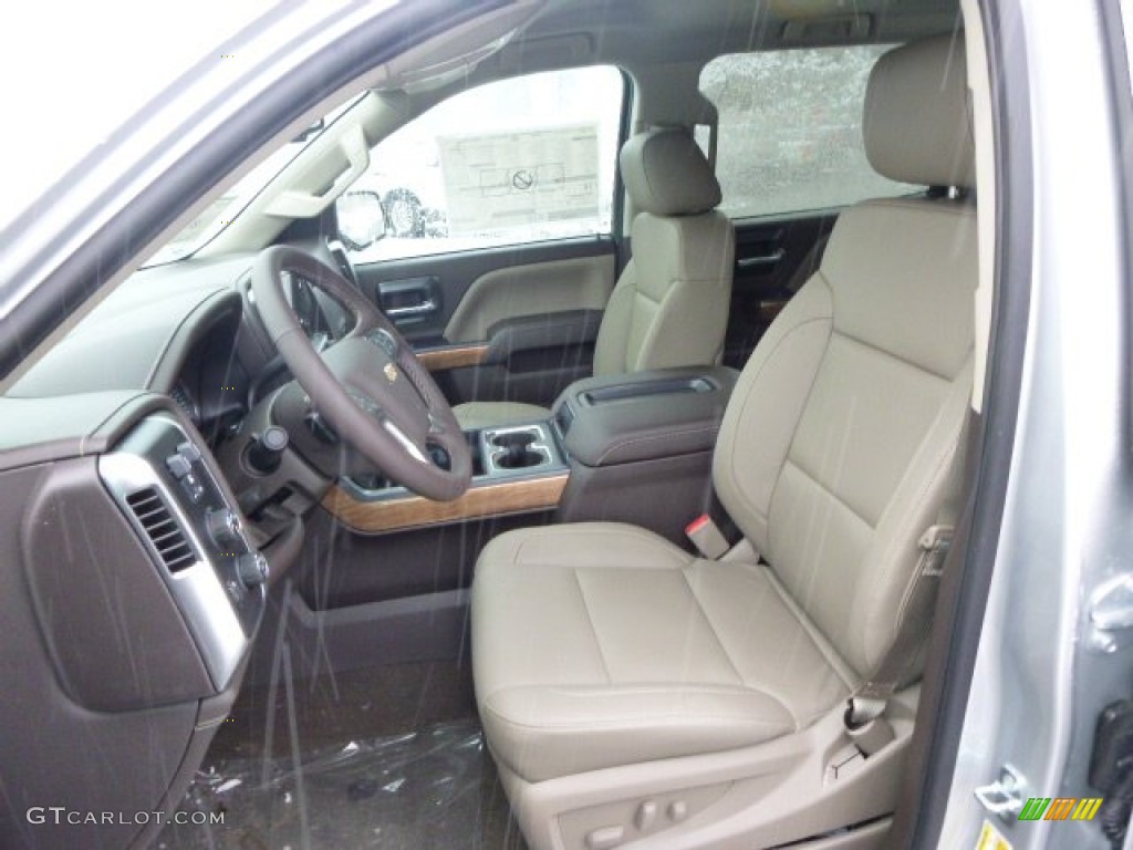Cocoa/Dune Interior 2014 Chevrolet Silverado 1500 LTZ Crew Cab 4x4 Photo #89356420
