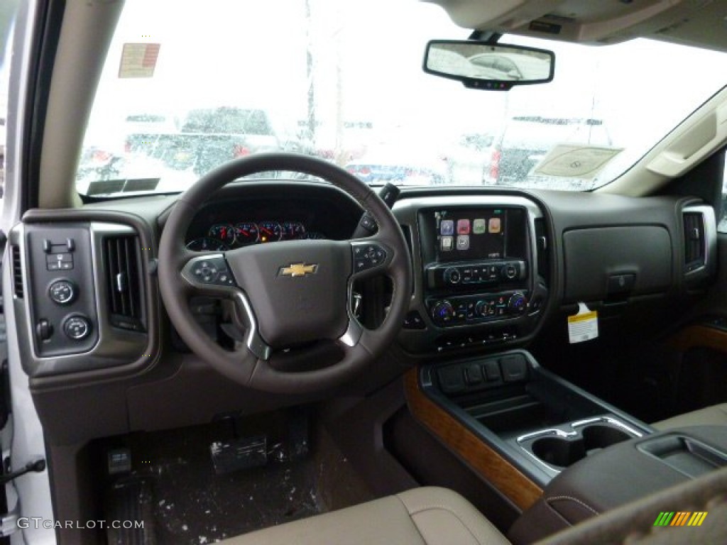 2014 Silverado 1500 LTZ Crew Cab 4x4 - Silver Ice Metallic / Cocoa/Dune photo #12