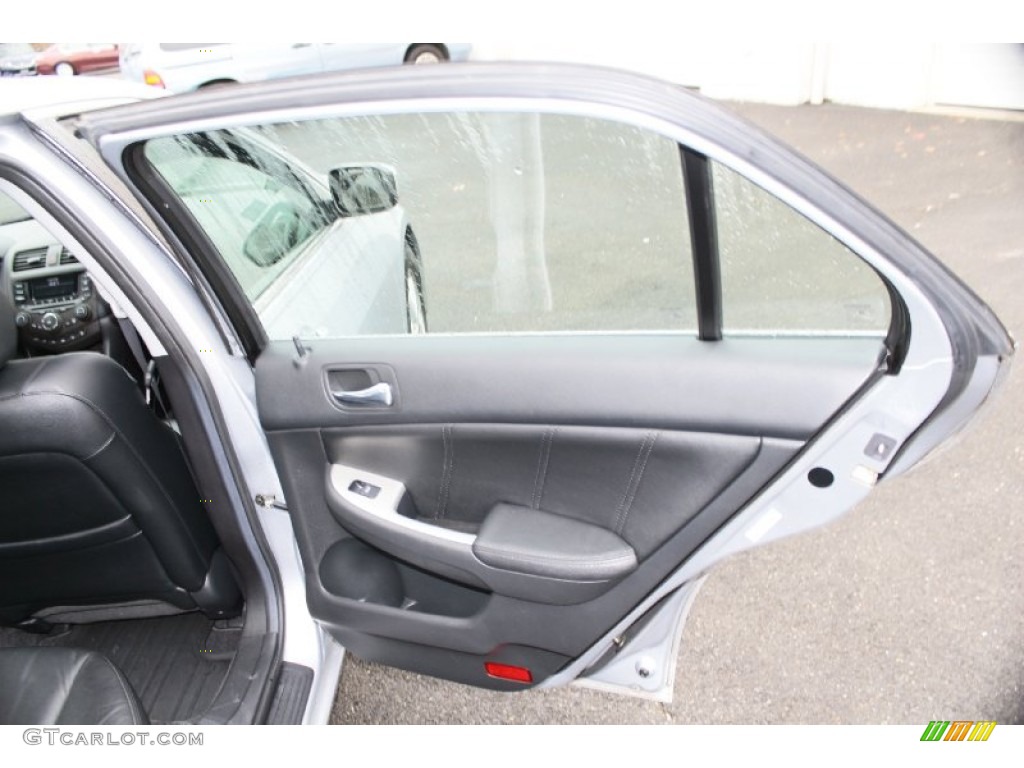 2003 Accord EX-L Sedan - Satin Silver Metallic / Black photo #16