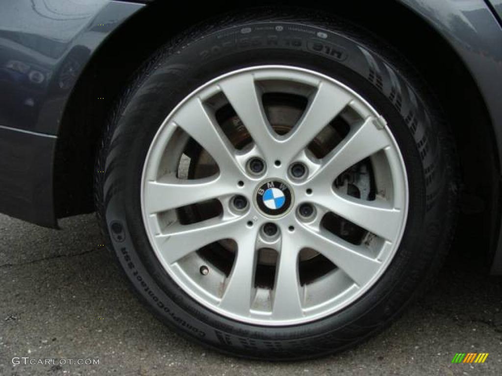 2006 3 Series 325i Sedan - Sparkling Graphite Metallic / Black photo #23