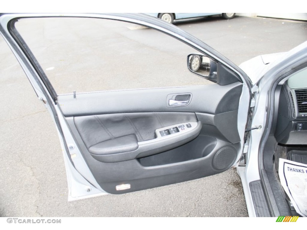 2003 Accord EX-L Sedan - Satin Silver Metallic / Black photo #18
