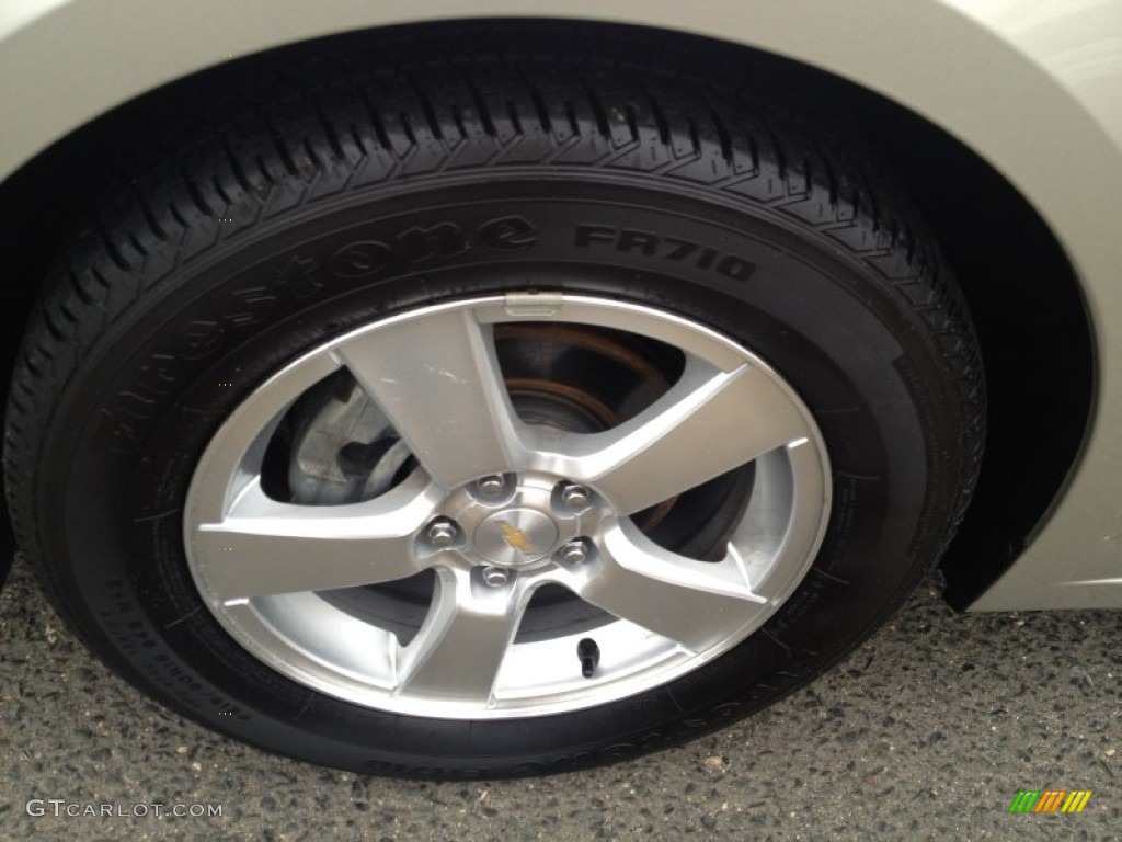 2013 Cruze LT - Champagne Silver Metallic / Medium Titanium photo #3