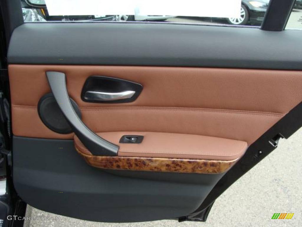 2006 3 Series 330xi Sedan - Jet Black / Terra/Black Dakota Leather photo #19