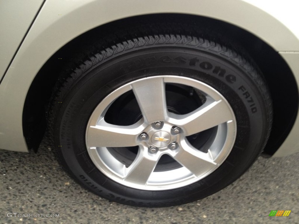 2013 Cruze LT - Champagne Silver Metallic / Medium Titanium photo #12