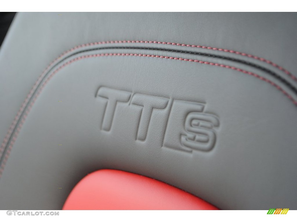2014 TT S 2.0T quattro Coupe - Brilliant Black / Magma Red photo #33