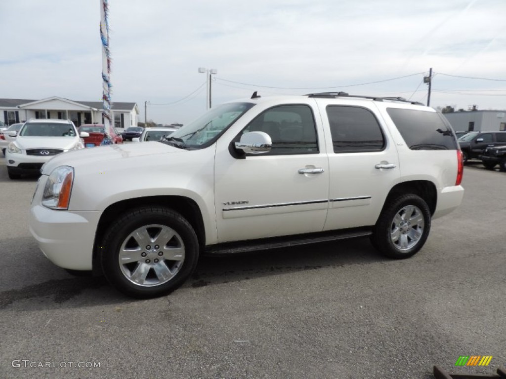 White Diamond Tintcoat 2011 GMC Yukon SLT Exterior Photo #89357776