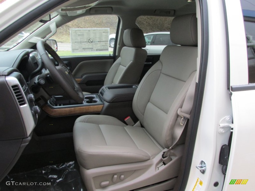 2014 Silverado 1500 LTZ Crew Cab 4x4 - White Diamond Tricoat / Cocoa/Dune photo #13