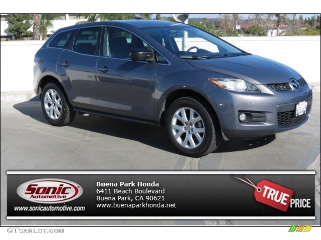 2007 CX-7 Sport - Galaxy Gray Mica / Black photo #1