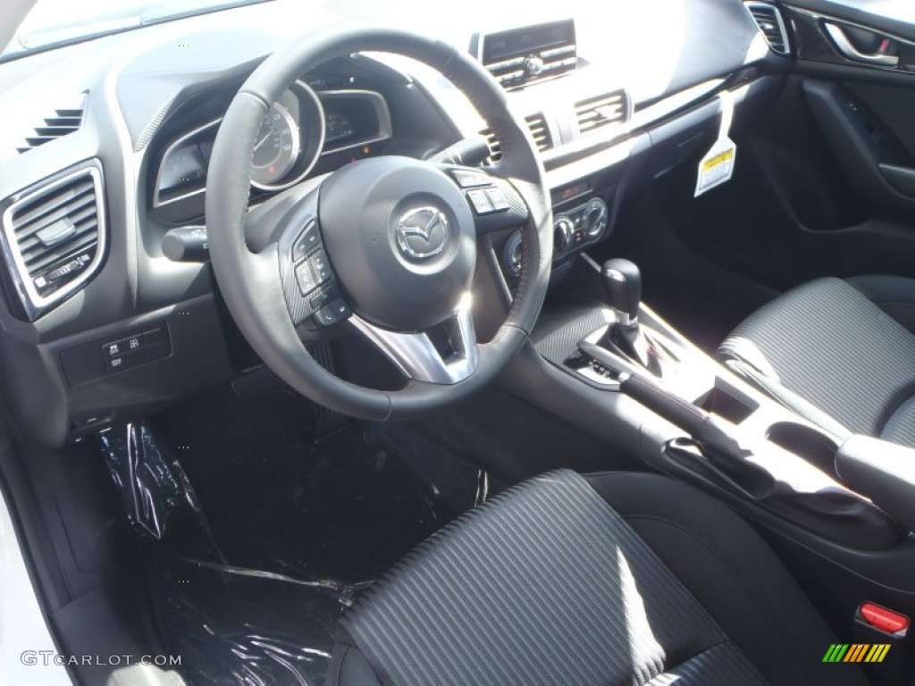 Black Interior 2014 Mazda MAZDA3 i Touring 4 Door Photo #89359912